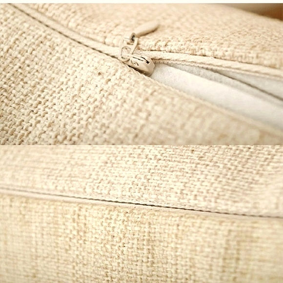 New Home Deco Linen Blend Glam Pillow Case - Picture 3 of 3